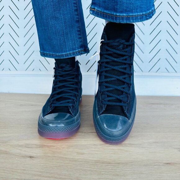 ⭐Converse Chuck Taylor All Star CX EXP2 Hi Women Shoes 8.5 Black Sneaker A08593C - Picture 6 of 12